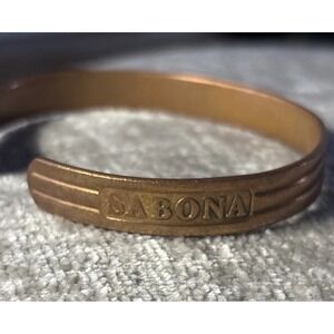 Sabona London Copper Magnetic Vintage Cuff Bracelet